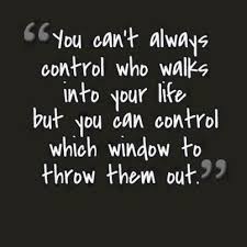 One of the biggest issues for people with  stress is the need to control anything. Yet the greatest amount of control you can have is to  realise that you really cannot control everything –  so real control is to let go and let GOD.  May your weekend bring you a lack of control